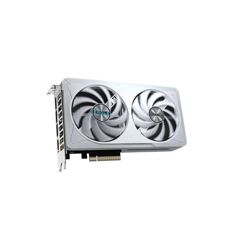 GIGABYTE GEFORCE RTX 5060 EAGLE OC ICE 8G GRAPHICS CARD, 8GB 128 - BIT GDDR7 - SWIFT PERIPHERALS1094096