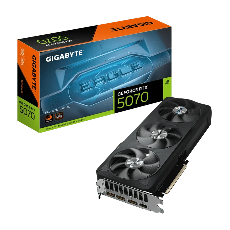 GIGABYTE GEFORCE RTX 5070 EAGLE OC 12GB GDDR7 - SWIFT PERIPHERALS1092742