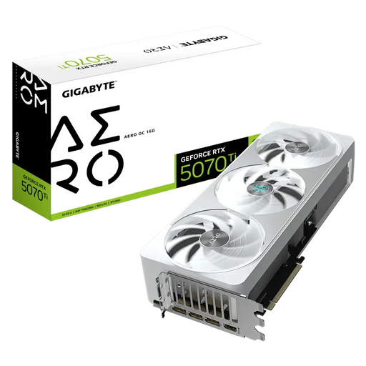 GIGABYTE GEFORCE RTX 5070 TI AERO OC 16G GDDR7 - SWIFT PERIPHERALS1092668