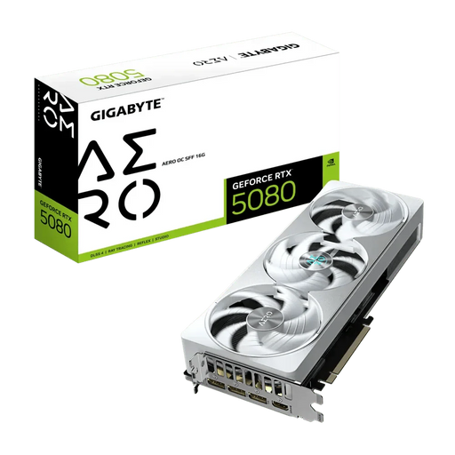 GIGABYTE GEFORCE RTX 5080 AERO OC 16GB GDDR7 - SWIFT PERIPHERALS1093009