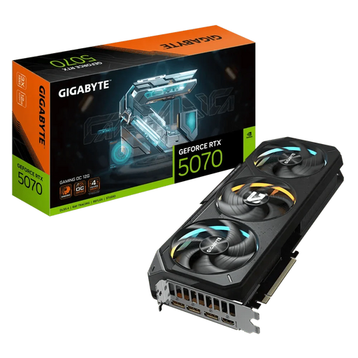 GIGABYTE GEFORCE RTX5070 GAMING OC 12GB GDDR7 - SWIFT PERIPHERALS1093586