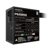 GIGABYTE GP - P650SS 650W ATX NON - MODULAR POWER SUPPLY - SWIFT PERIPHERALS1094882