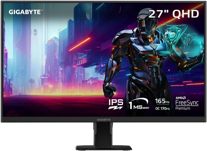GIGABYTE GS27Q 27" 165Hz IPS FreeSync Gaming Monitor - SWIFT PERIPHERALSGS27Q