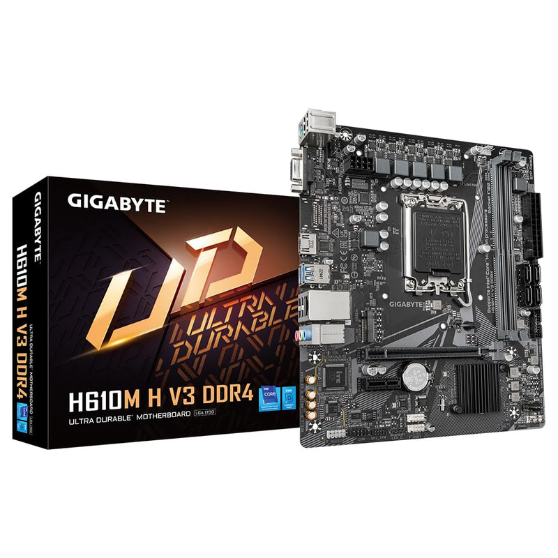 GIGABYTE H 610M H V3 DDR4 MICRO ATX - SWIFT PERIPHERALS1092572