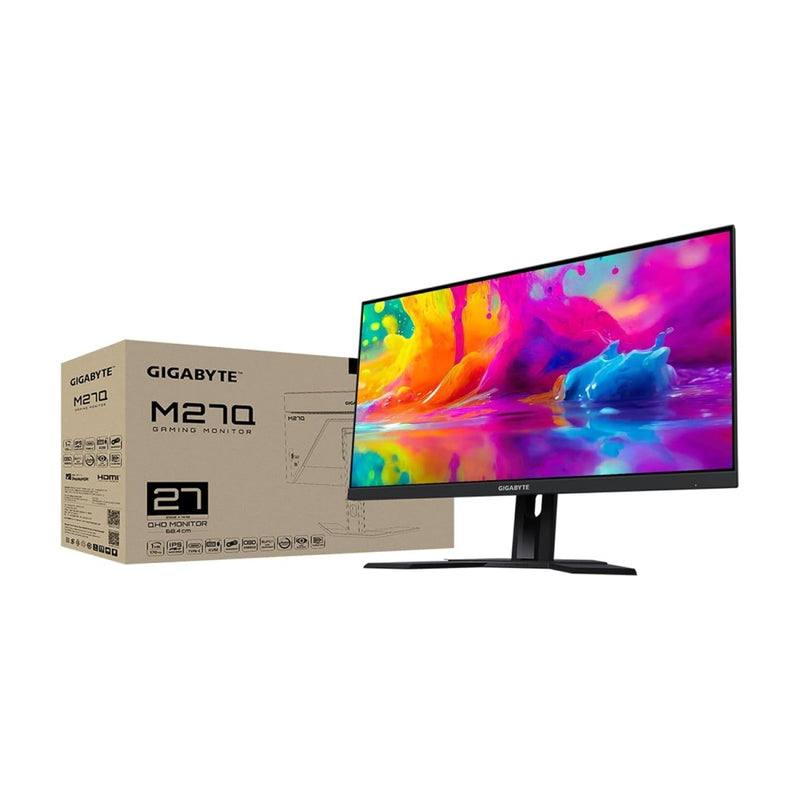Gigabyte M27Q 27 Inch QHD 170Hz Freesync Compatible IPS Gaming Monitor - SWIFT PERIPHERALSM27Q