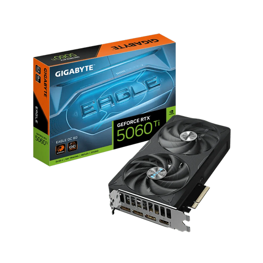 GIGABYTE RTX 5060 TI EAGLE OC 8GB GDDR7 GRAPHICS CARD - SWIFT PERIPHERALS1094076