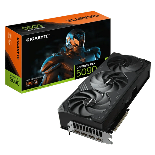 GIGABYTE RTX 5090 WINDFORCE OC 32GB GDDR7 GRAPHICS CARD - SWIFT PERIPHERALS1095215