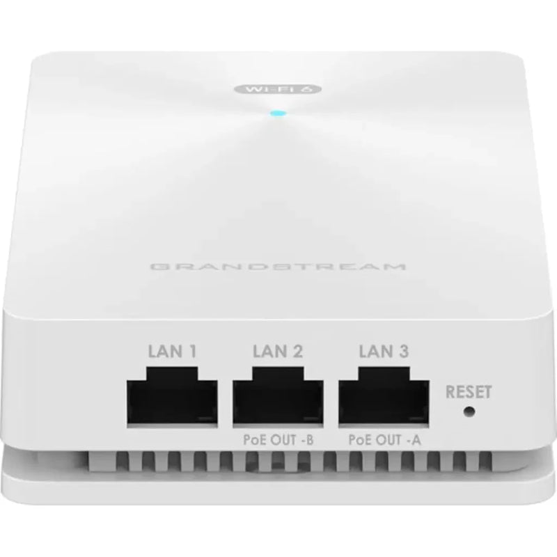 Grandstream GWN7661E AX3000 WiFi 6 In‑Wall Access Point with 3Gbps Throughput & MU‑MIMO Support - SWIFT PERIPHERALSGWN7661E
