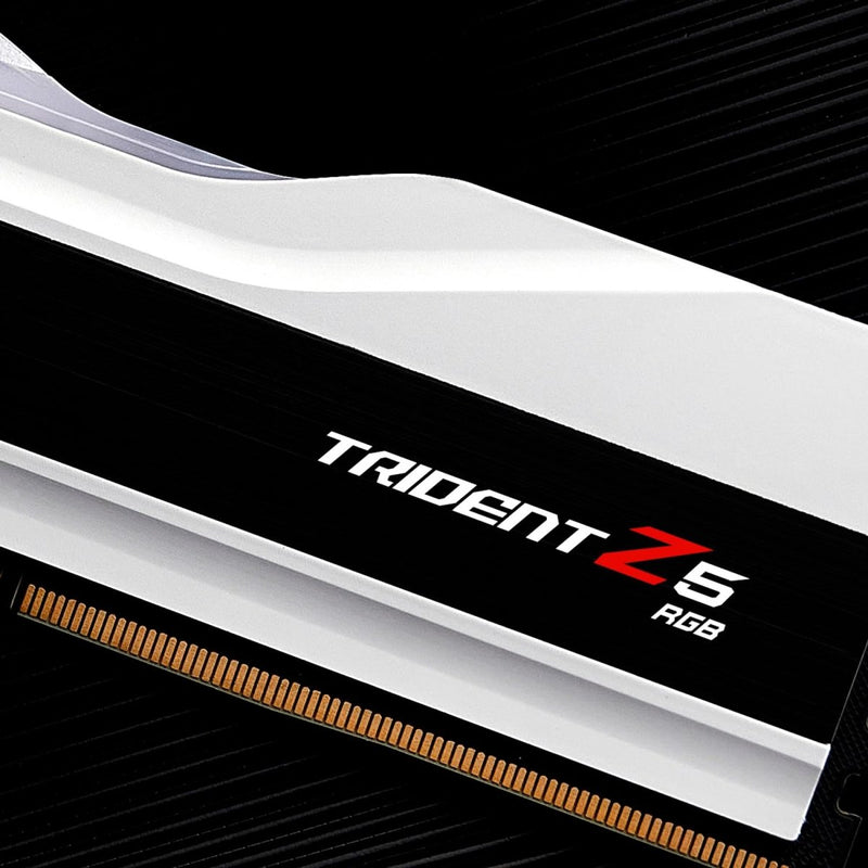GSKILL MEMORY F5 - 6000J3040G32GX2 - TZ5RW - 64GB (32GBX2) 6000MHZ TRIDENT Z5 DDR5 RGB WHITE CL30 - SWIFT PERIPHERALS1090008