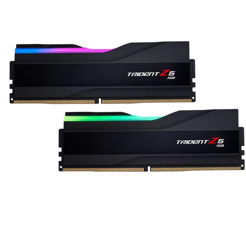 GSKILL TRIDENT Z5 RGB 32GB (2X16GB) DDR5 - 6000 CL30RAM F5 - 6000J3040F16GX2 - TZ5RK (BLACK) - SWIFT PERIPHERALS1090414