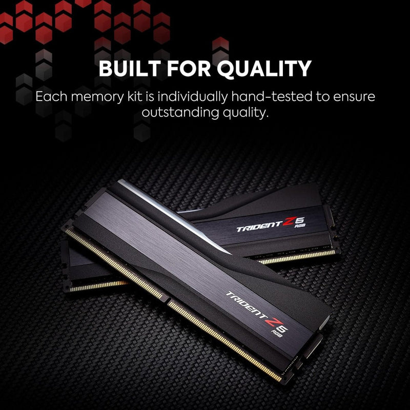 GSKILL TRIDENT Z5 RGB 64GB (32*2) 6400MHZ CL32 F5 - 6400J3239G32GX2 - TZ5RK DDR5 RAM - SWIFT PERIPHERALS1090159