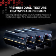 GSKILL TRIDENT Z5 RGB 64GB (32*2) 6400MHZ CL32 F5 - 6400J3239G32GX2 - TZ5RK DDR5 RAM - SWIFT PERIPHERALS1090159