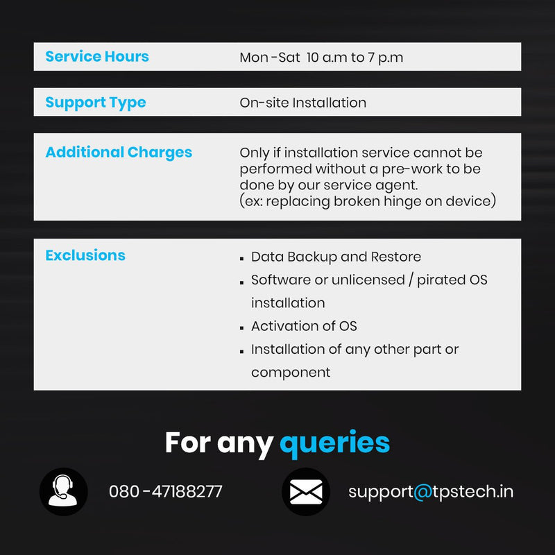 Hard Disk Installation Service for Laptop, Desktop & NAS Devices - Bengaluru - SWIFT PERIPHERALSTPS-INS-HDD