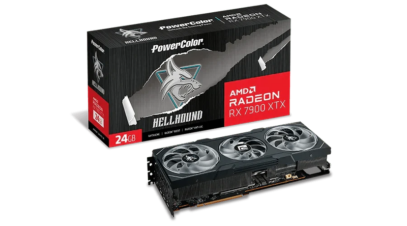 HELLHOUND AMD RADEON RX 7900 XTX 24GB GDDR6 GRAPHIC CARD - SWIFT PERIPHERALS1094597