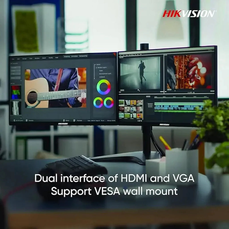 HIKVISION DS‑D5022QE‑D 21.5″ 75Hz FHD VA Monitor 3D Noise Reduction - SWIFT PERIPHERALSDS-D5022QE
