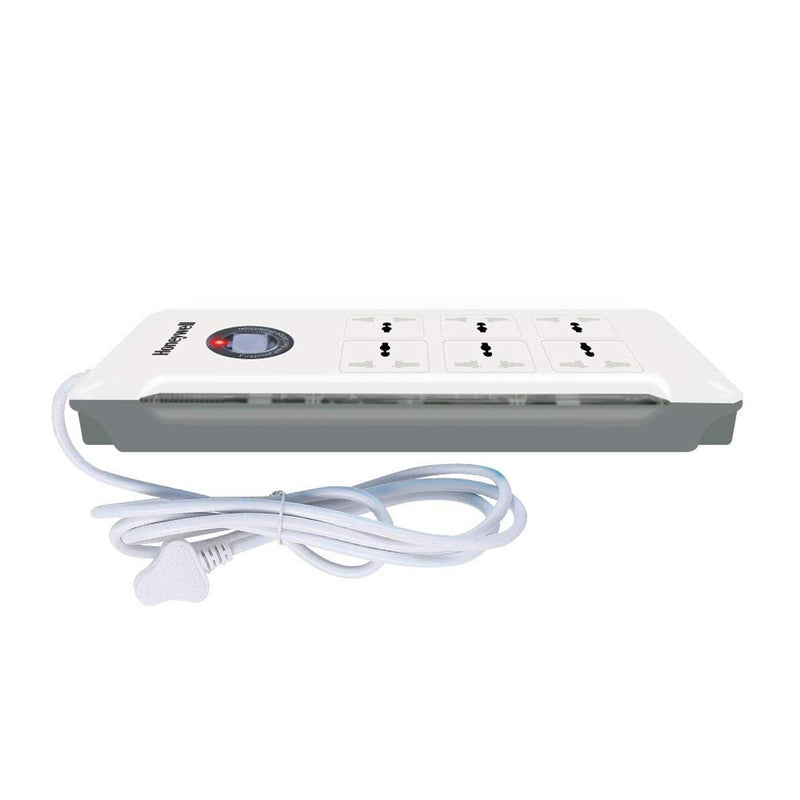 Honeywell Platinum Series 6 Output Surge Protector Extension Cable with Master Switch and LED Indicator - SWIFT PERIPHERALSHC000007-SRG-1.5M-WHT-6