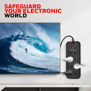 HONEYWELL SURGE PROTECTOR, 8 UNIVERSAL SOCKETS - SWIFT PERIPHERALS101859