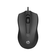 HP 100 Wired Optical Mouse with 1600DPI and Ambidextrous Design - SWIFT PERIPHERALS6VY96AA