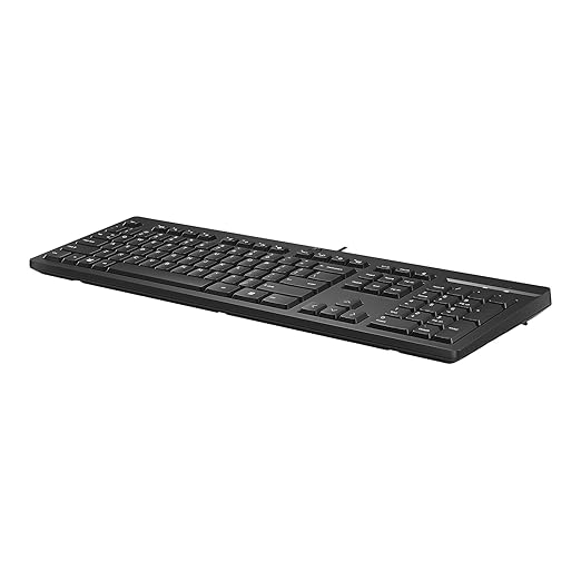 HP 125 Wired USB Desktop Keyboard - SWIFT PERIPHERALS266C9AA