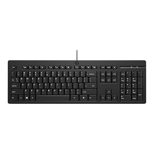 HP 125 Wired USB Desktop Keyboard - SWIFT PERIPHERALS266C9AA