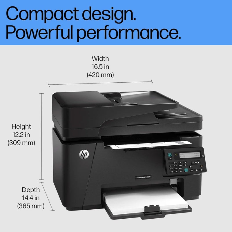 HP 128FN ALL - IN - ONE MONOCHROME LASERJET PRO PRINTER - SWIFT PERIPHERALS101948