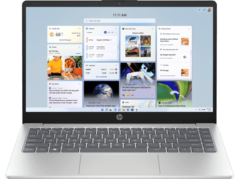 HP 14 EP1152TU [ULTRA7 - 155H/16GB/1TB SSD/WIN11 HOME+MS24/14.0"/INTEGRATED GRAPHICS/1 YEAR(S)/SLIVER] - SWIFT PERIPHERALS1095410