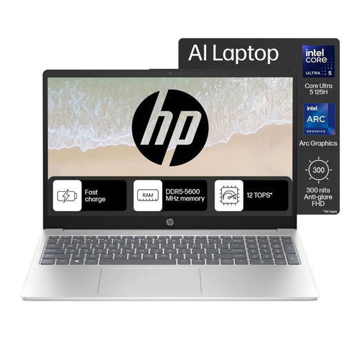 HP 14 GR1022TU [ULTRA5 - 125H 12TH GEN/16GB/512GB SSD/WIN11 HOME+MSO/14.0 INCH/INTEGRATED GRAPHICS /1 YEAR(S)/SILVER] - SWIFT PERIPHERALS1091418