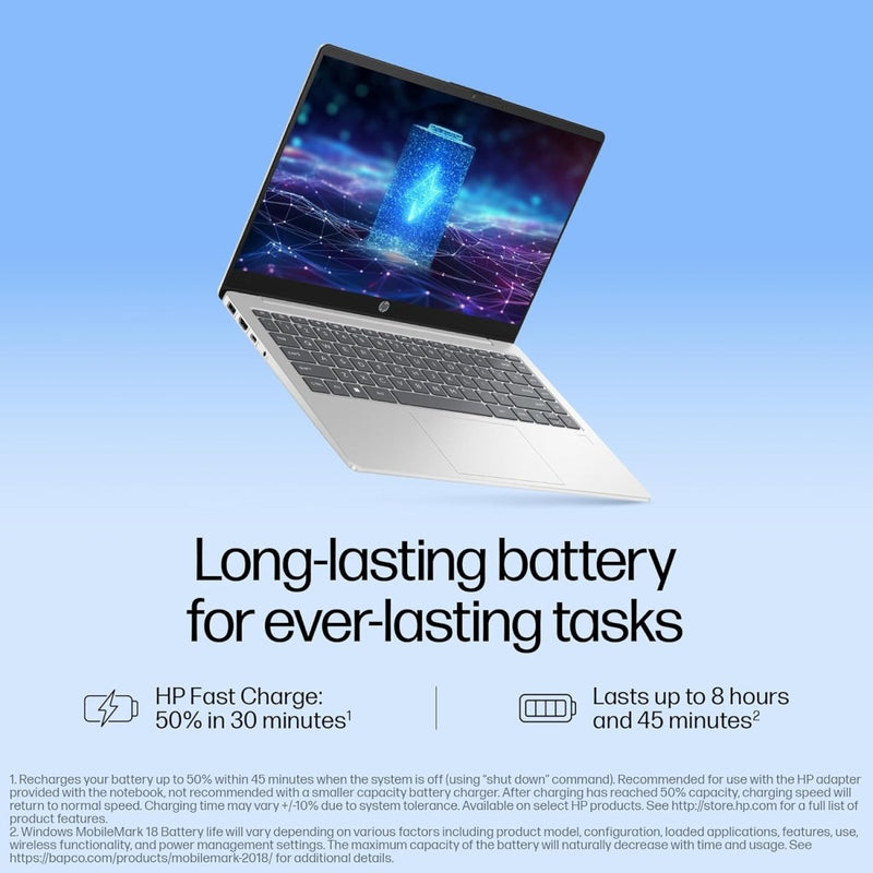 HP 14 GR1022TU [ULTRA5 - 125H 12TH GEN/16GB/512GB SSD/WIN11 HOME+MSO/14.0 INCH/INTEGRATED GRAPHICS /1 YEAR(S)/SILVER] - SWIFT PERIPHERALS1091418