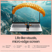 HP 15, 13TH GEN INTEL CORE I5 - 1334U (16GB DDR4, 1TB SSD) FHD, ANTI - GLARE, MICRO - EDGE, 15.6''/39.6CM, WIN11, M365(1YR) OFFICE24, SILVER, 1.59KG, FD0552TU, IRIS XE, FHD CAMERA W/SHUTTER, BACKLIT LAPTOP - SWIFT PERIPHERALS1095023