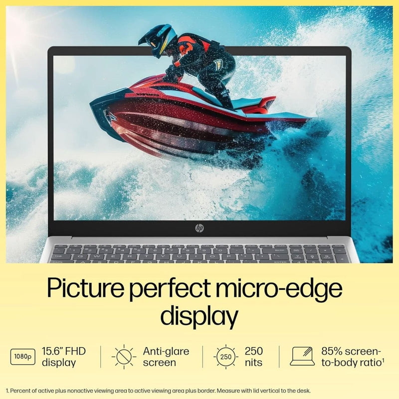 HP 15 FC0156AU [R5 - 7520U RYZEN/16GB/512GB SSD/WIN11 HOME+MSO/15.6 INCH/INTEGRATED GRAPHICS /1 YEAR(S)/SILVER] - SWIFT PERIPHERALS1091009