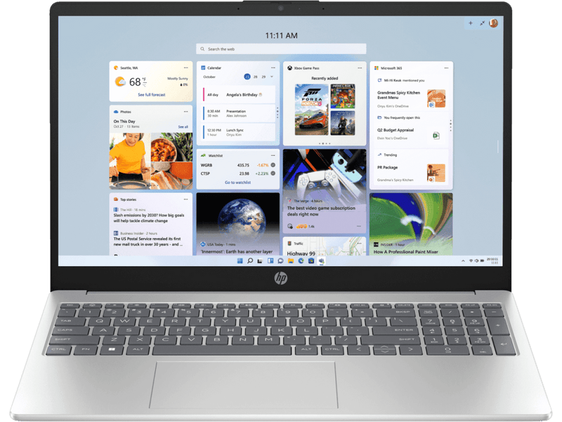 HP 15 FC0390AU [R7 - 7730U/16GB/512GB SSD/WIN11 HOME+MS24/15.6"/INTEGRATED GRAPHICS/1 YEAR(S)/SILVER] - SWIFT PERIPHERALS1095387