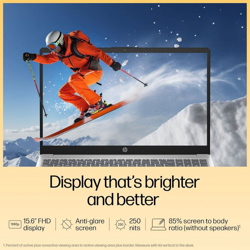HP 15 FC0476AU [R7 - 5825U/16GB/512GB SSD/WIN11 HOME+MS24/15.6"/INTEGRATED GRAPHICS/1 YEAR(S)/SILVER] - SWIFT PERIPHERALS1093581