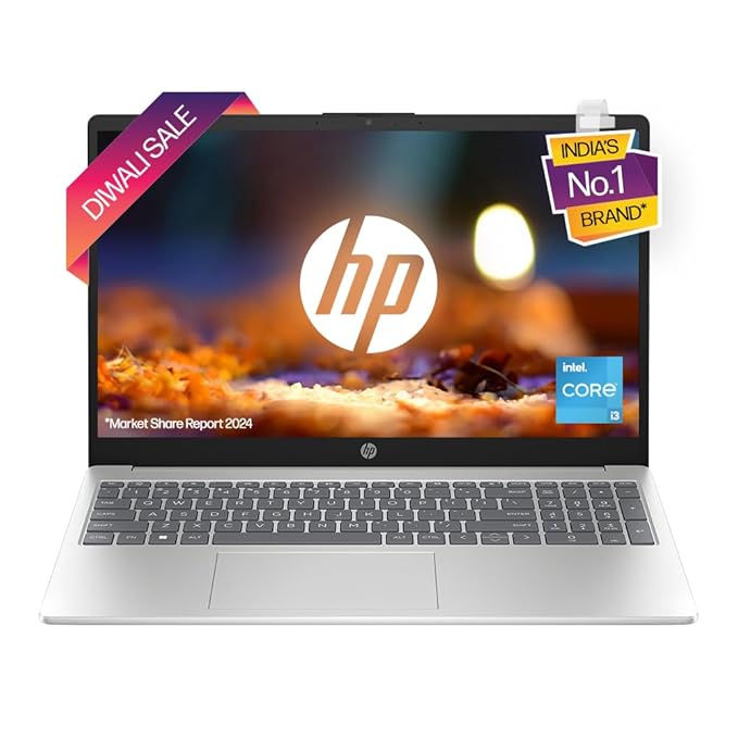 HP 15 FD0061TU [CI3 - 1215U 12TH GEN/8GB/512GB SSD/WIN11 HOME+MSO/15.6 INCH/INTEGRATED GRAPHICS /1 YEAR(S)/SILVER] - SWIFT PERIPHERALS1090550