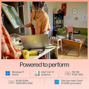 HP 15 FD0221TU [CI5 - 1334U 13TH GEN/16GB/512GB SSD/WIN11 HOME+MSO/15.6 INCH/INTEGRATED GRAPHICS /1 YEAR(S)/SILVER] - SWIFT PERIPHERALS1088567