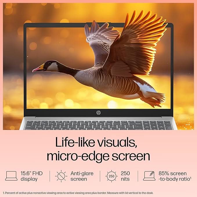 HP 15 FD0221TU [CI5 - 1334U 13TH GEN/16GB/512GB SSD/WIN11 HOME+MSO/15.6 INCH/INTEGRATED GRAPHICS /1 YEAR(S)/SILVER] - SWIFT PERIPHERALS1088567