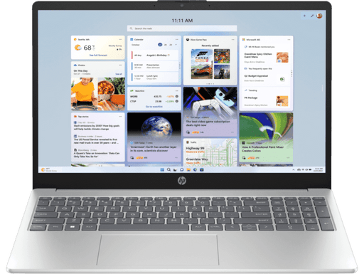 HP 15 FD0221TU [CI5 - 1334U 13TH GEN/16GB/512GB SSD/WIN11 HOME+MSO/15.6 INCH/INTEGRATED GRAPHICS /1 YEAR(S)/SILVER] - SWIFT PERIPHERALS1088567