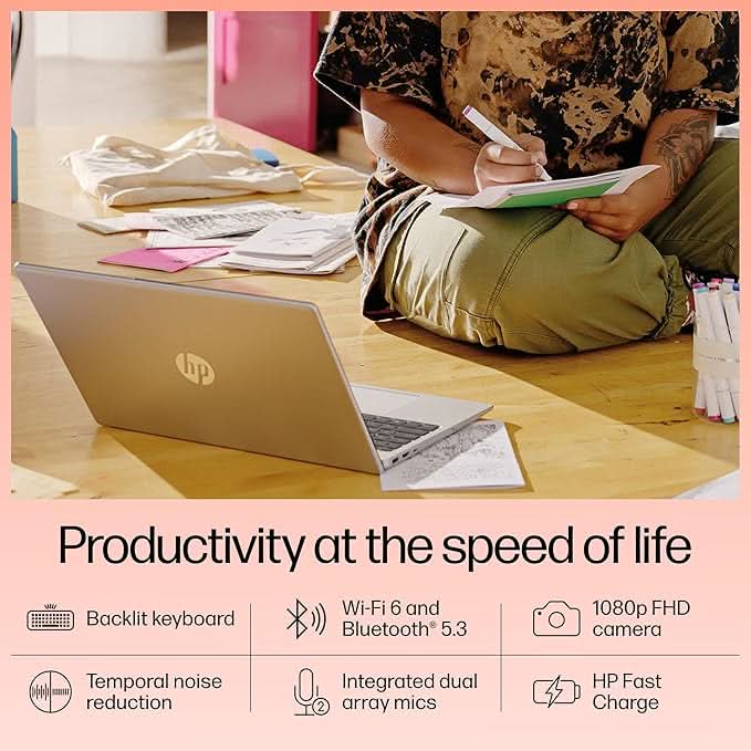 HP 15 FD0221TU [CI5 - 1334U 13TH GEN/16GB/512GB SSD/WIN11 HOME+MSO/15.6 INCH/INTEGRATED GRAPHICS /1 YEAR(S)/SILVER] - SWIFT PERIPHERALS1088567