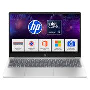 HP 15, INTEL CORE ULTRA 5 125H LAPTOP (16GB DDR5,512GB SSD) IPS, ANTI - GLARE, MICRO - EDGE, 15.6''/39.6CM, FHD, WIN11,M365 BASIC(1YR),OFFICE HOME24, SILVER,1.65KG, FHD CAMERA W/SHUTTER,BACKLIT, FD1254TU - SWIFT PERIPHERALS1094468