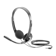 HP 150 Boom Mic On - Ear Wired Headset with Cushioned Pads and Adjustable Headband - SWIFT PERIPHERALS2EM62AA