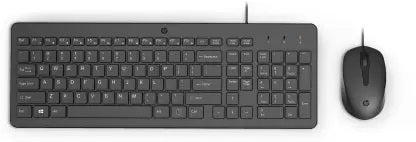 HP 150 USB WIRED KEYBOARD AND MOUSE COMBO - SWIFT PERIPHERALS105214