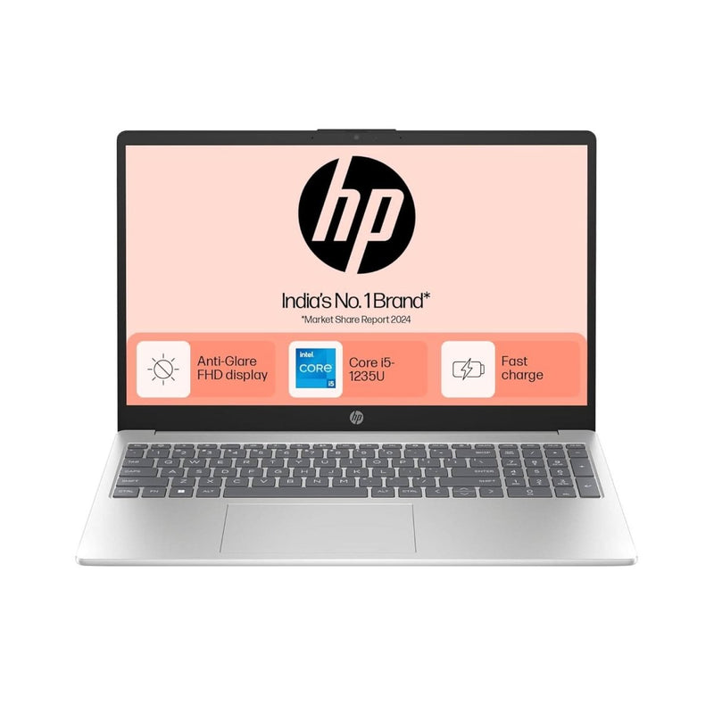 HP 15,12TH GEN INTEL CORE I5 - 1235U, 8GB DDR4,1TB SSD, (WIN 11,MSO 2021,SILVER,1.59 KG),15.6 - INCH(39.6 CM) FHD LAPTOP, UHD GRAPHICS,1080P FHD CAMERA W/PRIVACY SHUTTER,BACKLIT KB,FD0112TU - SWIFT PERIPHERALSHplaptop-0103