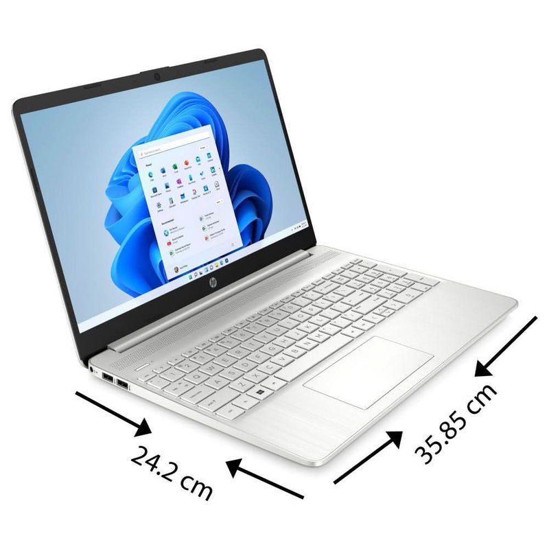 HP 15S - FQ5007TU [CI3 - 1215U 12TH GEN/8GB DDR4/512GB SSD/WIN11 HOME+MSO/15.6 INCH/INTEGRATED GRAPHICS /1 YEAR(S)/SILVER] - SWIFT PERIPHERALS1082083