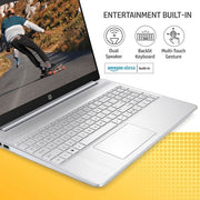 HP 15S - FQ5112TU [CI5 - 1235U 12TH GEN/16GB DDR4/512GB SSD/NO DVD/WIN11 HOME+MSO/15.6 INCH/INTEGRATED GRAPHICS/1 YEAR/SILVER] - SWIFT PERIPHERALS1081963