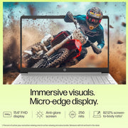 HP 15S - FQ5190TU [CI7 - 1255U 12TH GEN/16GB/512GB SSD/WIN11 HOME+MSO/15.6 INCH/INTEGRATED GRAPHICS /1 YEAR(S)/SILVER] - SWIFT PERIPHERALS1087313