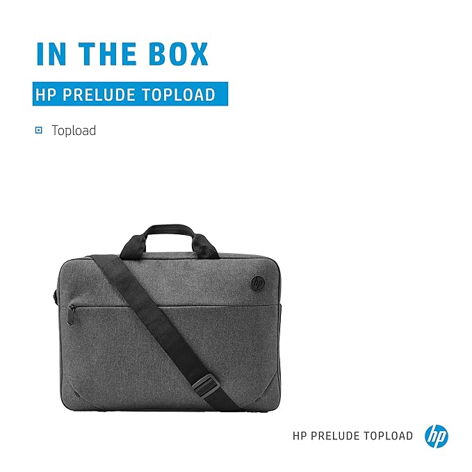 HP 1E7D7AA Prelude Topload Briefcase for 15.6 Inch Laptops with Double Handles Hands - Free Crossbody Strap - SWIFT PERIPHERALS1E7D7AA