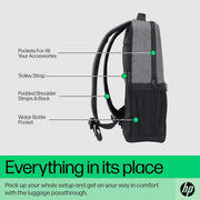 HP 320 15.6 Laptop Backpack with Padded Back Panel Air Mesh & Laptop Pocket - SWIFT PERIPHERALS793A6AA