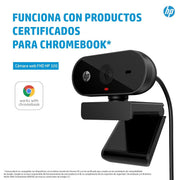 HP 320 FHD Webcam - USB - A Computer Camera with Mic & Privacy Cover - for Desktop, Laptop, & Chromebook - SWIFT PERIPHERALS53X26AA