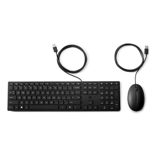 HP 320MK Wired Desktop Optical Mouse and Full - Size Keyboard Combo - SWIFT PERIPHERALS9SR36AA