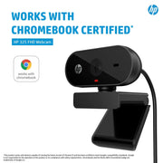 HP 325 1080p Full HD USB Computer Webcam with Mic & Privacy Cover - SWIFT PERIPHERALS53X27AA