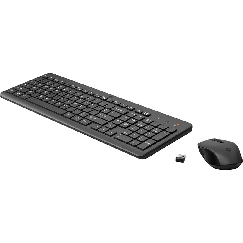 HP 330 Wireless Keyboard and Optical Mouse Ultra Slim Combo with LED Indicators - SWIFT PERIPHERALS2V9E6AA